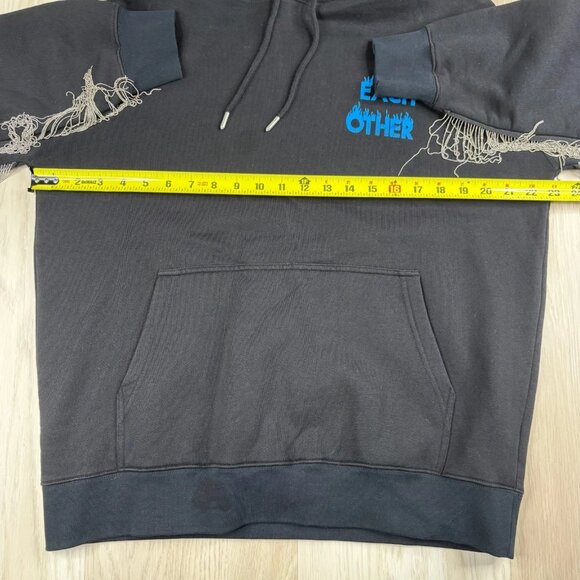 Each x Other Paris Unisex Black Soft Everyday Comfort Stylish Hoodie Size Small - Picture 13 of 15
